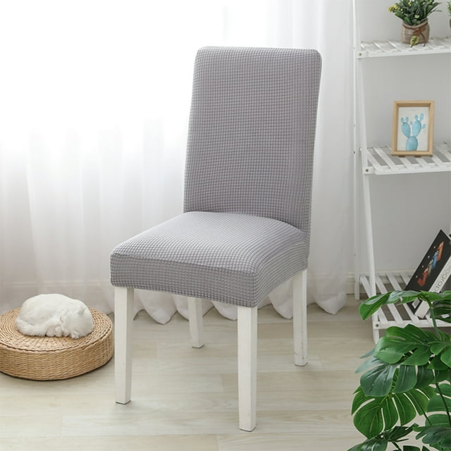 TFixol Stretch Fleece Dining Chair Covers, All-Season Elastic Polyester Fabric, Fits Home, Hotel, Restaurant, Office, Customizable Sizes, Dust-Proof Design, Available in Multiple Colors.