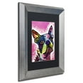 thumbnail image 3 of Trademark Fine Art "Boston Terrier" Canvas Art by Dean Russo, Black Matte, Silver Frame, 3 of 4