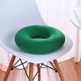 thumbnail image 1 of Cojín de asiento médico Ndcxsfigh para hemorroides con soporte de cadera inflable antiescaras verde, 1 of 8