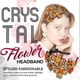 thumbnail image 1 of Diademas para mujer, diadema cuadrada con flores de cristal, accesorio para el cabello con cristales brillantes, pinza para el cabello., 1 of 3