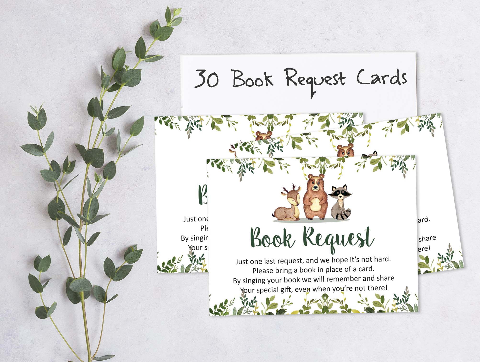 Inkdotpot Set Of 30Jungle Animals Baby Shower Invitations-Diaper Raffle Tickets And Baby Shower Book Request Cards Gender Neutral Invites Its A Boy Its A Girl