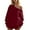 t-556Red1, variant on MEZZALL Women's Off Shoulder Sweatshirt Casual Long Sleeve Pullover Tops For Daily Wear Comfortable Soft Stretchy Pure Color Loose Fit Spring Fall Winter Fashion Boho Clothing