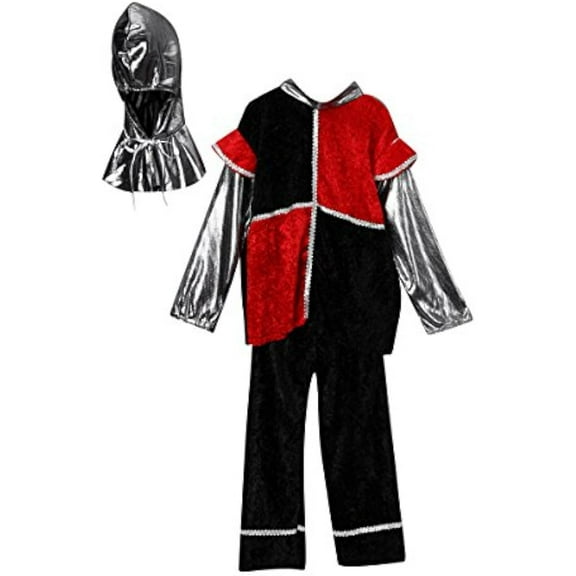 Making Believe Black & Red Knight Dress-Up Set Size 2-4