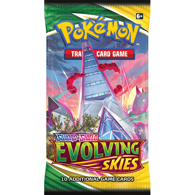  Pokémon TCG: Sword & Shield—Evolving Skies Elite Trainer Box,  Random, Size 6 : Toys & Games