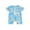 Sky Blue, variant on Bagilaanoe Toddler Baby Boy One-Piece Swimsuit Print Short Sleeve Zipper Rashguard Swimwear 3M 6M 12M 18M 24M 3T Kids Jumpsuit Bathing Suit