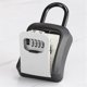 thumbnail image 5 of Outdoor Password Key Extended Locking Hook 4 Digit Code Box Black, 5 of 5