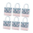 thumbnail image 2 of 6 bolsas de regalo de PVC, bolsa de mano de PVC, bolsa de envoltura decorativa, de cumpleaños, para shower, transparente para ramo de flores,, 2 of 8