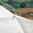 thumbnail image 4 of Homewish Vintage Dog Paws Twin Duvet Cover,Country Farmhouse Lodge Twin Bedding,Green Brown,Reversible,2-Piece,1 Duvet Cover and 1 Pillowcase, 4 of 6