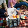 thumbnail image 5 of FORMRS Insulated Cooler Bag 24 Cans Capacity Soft Leakproof Lunch Box with Side Pockets, Blue Tree, 5 of 7