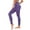 Purple, variant on KIHOUT High Waisted Seamless Workout Leggings - Women’s Printed Yoga Full Lenghth Leggings, Tummy Control Running Pants