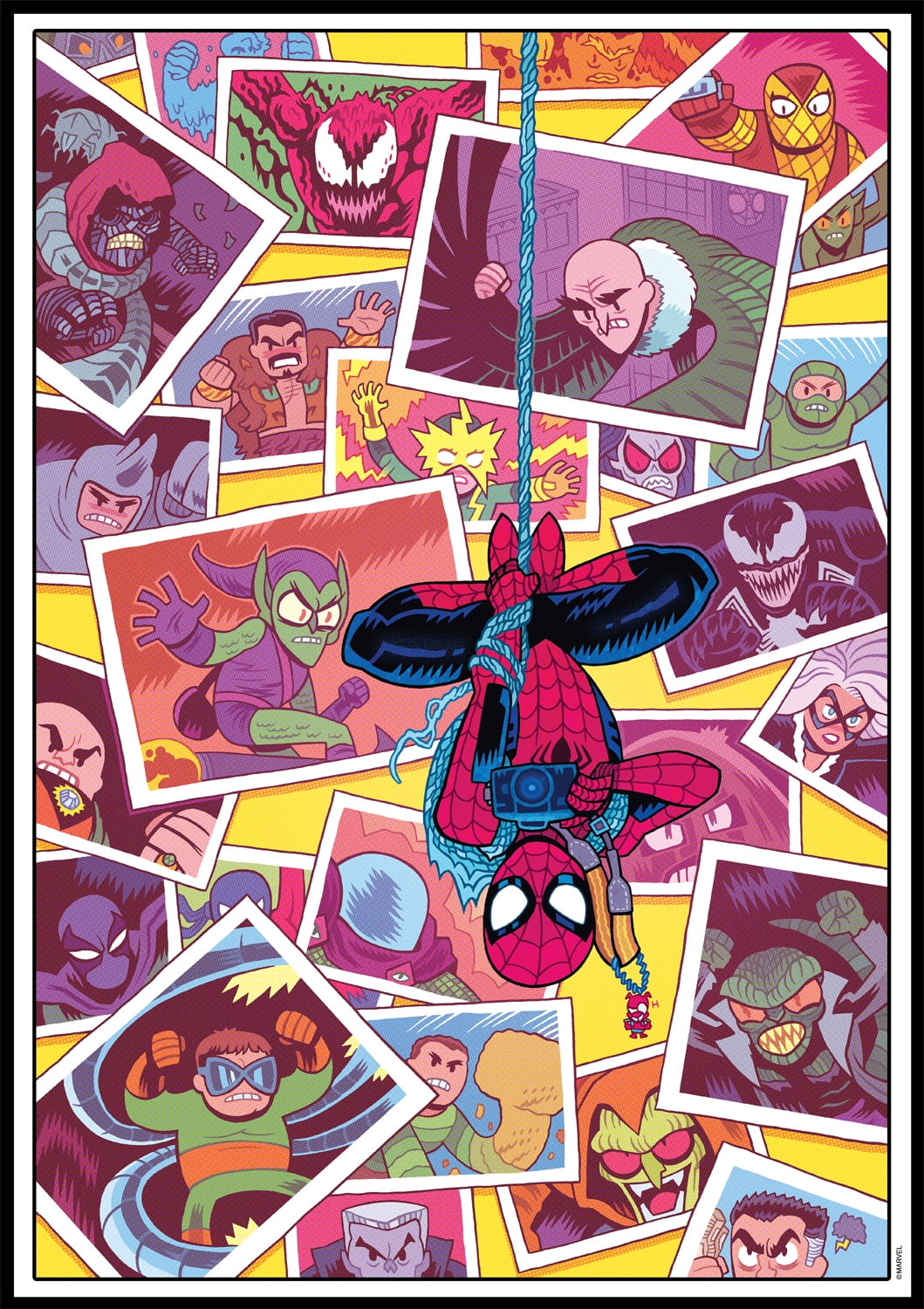 Buffalo Games 500-Piece Marvel The Amazing Spider-man 25 Interlocking Jigsaw Puzzle
