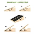 thumbnail image 6 of Professional Wooden Slant Board, Adjustable Incline Board and Calf Stretcher, Stretch Board - Extra Side-Handle Design for Portability, 6 of 6