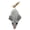 Gray, variant on Squeaky Mice Cat Toys with Catnip & Silvervine Interactive Dental Chew Toys for Indoor Cats(Green,12x5x4cm)