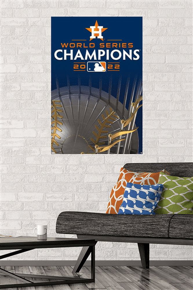 MLB Houston Astros - 2022 World Series Team Logo Wall Poster, 22.375" x 34"