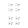 thumbnail image 3 of Minnieouse 8X Invisible Magnetic Tie Stay Electroplate Anti-wrinkle Clip Anti-floating Tipo 1 2piezas, 3 of 6