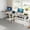 Gray, variant on Fnova 78.74" Modern Computer Desk with Wood Tabletop, Industrial Writing Desk with 4 Open Shelves, Metal Frame Office Desk for Living Room & Study, Gray