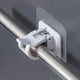 thumbnail image 1 of 4-Pack Self-Adhesive Curtain Rod Brackets - Curtain Brackets White, 1 of 3