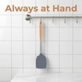 thumbnail image 4 of Unique Bargains Kitchen Utensil, Heat-Resistant Spatula for Flipping Gray 14x3.1 in, 4 of 5