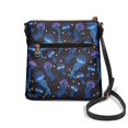 thumbnail image 2 of ZUXONGSY Jellyfish Star Print Leather Crossbody Handbag for Women Waterproof Shoulder Purse Bag Messenger Bag Multiple Pockets Bag with Zipper for Daily Use Travel, 2 of 7