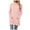 Pink, variant on Sweater for Women Ribbed Knit Solid Tunic With Pocket Fashion Side Split Turtleneck Fall Sweaters