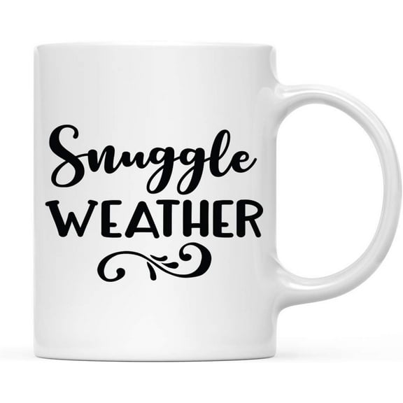 Koyal Wholesale Fall Autumn Season 11oz. Coffee Mug Gift, Snuggle Weather, 1-Pack