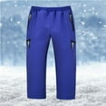 thumbnail image 5 of HAOTAGS Boys & Girls Fleece-Lined Soft-Shell Ski Pants(5-15), Windproof, Water-Resistant Outdoor Ski & Hiking Trousers Blue 10 Years, 5 of 7