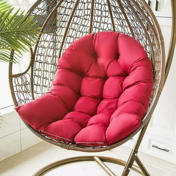 Swing hanging basket cushion, egg chair hanging chair cushion hanging mattress seat cushion removable chair cushion for patio garden, very comfortable