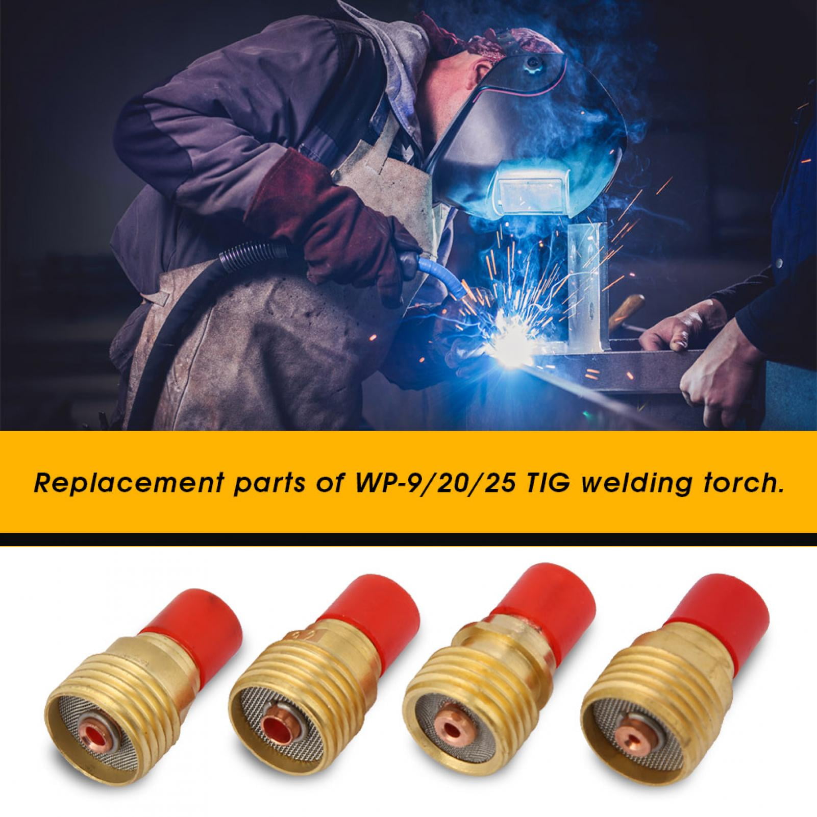 Details about   Welding Torch Nozzle 46Pcs/Set Wp-9/20/25 Series Tig Welding Torch Consumables 