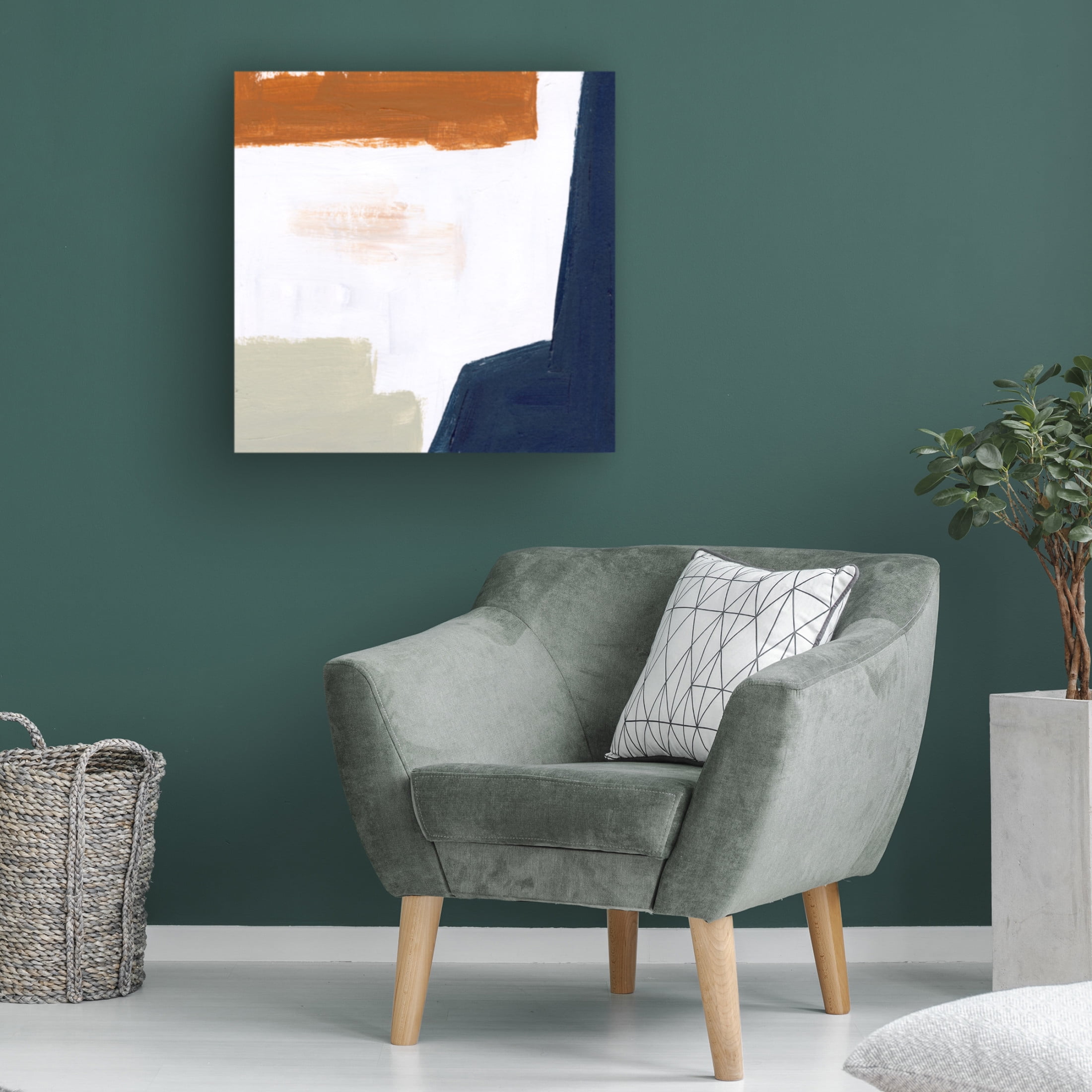 Canvas Wall Art - Melissa Wang 'After You II' Wall Art for Living Room, Bedroom, or Office Décor by Trademark Fine Art - 14 x 14 Inches