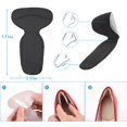 thumbnail image 4 of 7 Pairs Shoe Cushion Inserts Non-slip Foot Care Heel Pads Cushion Insert Set, 4 of 9
