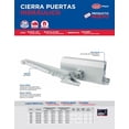 thumbnail image 2 of Cierra Puertas Hidráulico Lock Hasta 65 Kg Back Check Lock 14CP, 2 of 3