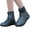 Black, variant on Waterproof Shoes Covers, Snow-Resistant Rainproof PVC Fabric Zippered Shoe Covers Rain Boots Overshoes Protector Bike Motorcycle Women Men Kids Black