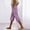 Purple, variant on Qulqfy Fall Capri Women Wide Leg Hiking Walking Capri Drawstring Green Casual Pants for Women L