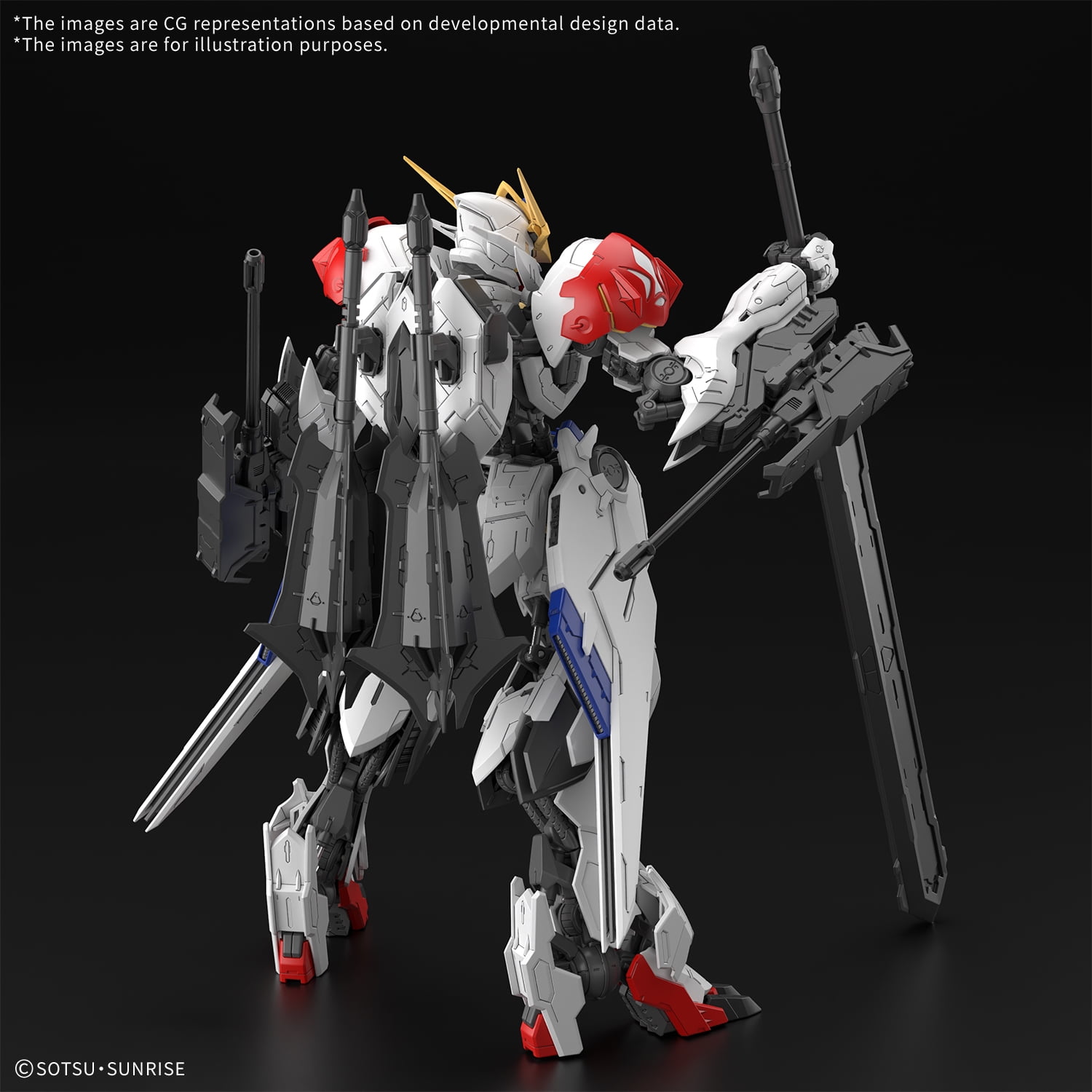 Bandai Hobby Mobile Suit Gundam Iron-Blooded Orphans MG 1/100 Gundam Barbatos Lupus model kit
