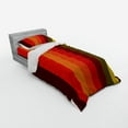 thumbnail image 2 of Ambesonne Abstract Bedding Set 3 Pcs, Vertical Striped, Twin XL, Multicolor, 2 of 2