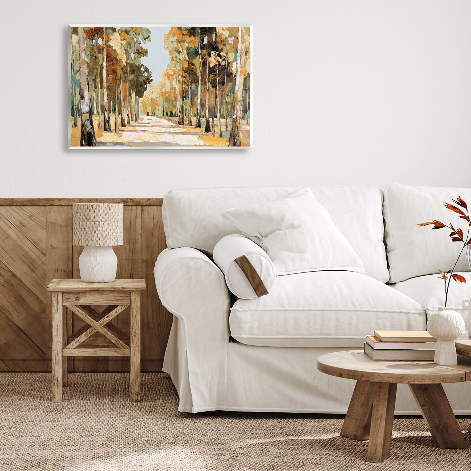 Stupell Industries Modern Impressionist Fall Forest Wall Plaque Art, design by Gina Kelly