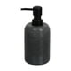 thumbnail image 4 of Dispensador de jabón líquido de 500 ml, recargable, elegante para encimera de baño. Gris oscuro, 4 of 9