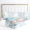 thumbnail image 4 of 3 Piece Blue Cinnamoroll Bedding Set Full Size Kids Pillowcases Comforter Sets NEW, 4 of 9