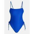 thumbnail image 5 of No Boundaries Essentials One-Piece Swimsuit, Women’s XXS-XXL, 5 of 5
