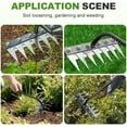 thumbnail image 6 of Garden Cultivator Rake, Multi-tine Carbon Steel Garden Cultivator Rake, 2025 Iron Weeding Rakes 2.0 For Yard Lawn, 5/6/7/8 Teeth Carbon Steel, Heavy-Duty Hand Weeder Puller, 6 of 7