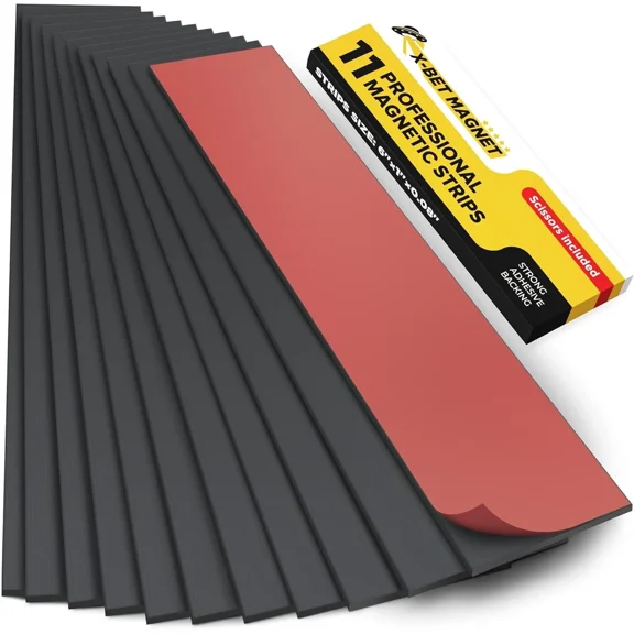 Magnet Strips With Adhesive Backing - Flat Thin Magnetic Tape For Crafts