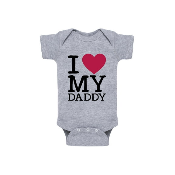 Instant Message - I (Heart) My Daddy - Infant Baby One Piece