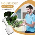thumbnail image 2 of Botella rociadora eléctrica de 900 ml, regadera recargable para jardín con boquilla ajustable, rociador automático, herramienta de jardinería con pantalla LED, color blanco, 2 of 5