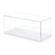 thumbnail image 1 of Vitrina de acrílico transparente para maquetas de coches a escala 1/43, caja de almacenamiento decorativa transparente para Base blanca, 1 of 9