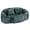 Emerald, variant on MOONMISS Large 59'' Bean Bag Chair for Adults,Chenille Shell-Shaped Couch with Two Pillows,Oversized Single Sofa,Emerald