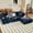Blue, variant on LUCKHAO 107" L-Shaped Sectional Sofa, No Assembly Required, Corduroy Couch with Chaise, Black, 3-Seater, for Living Room & Bedroom