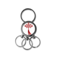 thumbnail image 1 of China nudo rojo patron de Seguridad De acero inoxidable Anillo de metal llavero llavero clip auto regalo, 1 of 3