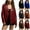 Wine, variant on Women's Leather Casual Jacket Lightweight Faux Leather Fall Spring Biker Vintage Jackets Black XL(XL)