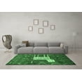 thumbnail image 3 of Ahgly Company Indoor Rectangle Animal Emerald Green Traditional Area Rugs, 3' x 5', 3 of 4