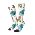 thumbnail image 2 of Bingfone Compression Socks for Women and Men Long Socks for Running Athletic Cycling Nurse-Cactus And Insects, 2 of 8
